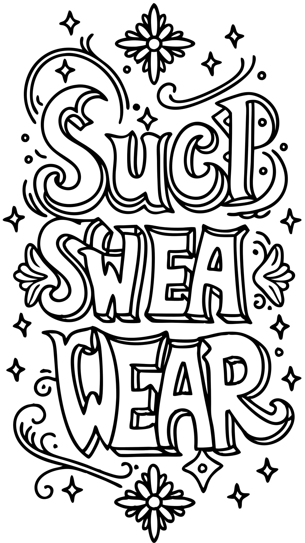 coloring pages swear words